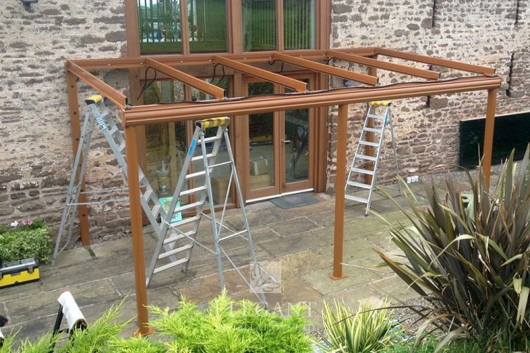 Custom Brackets Special Fixing of Glass Verandas Elegant