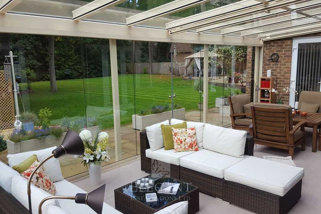 Glass Veranda To A Glass Room In Hertfordshire Elegant